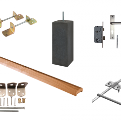 <p>Om de verschillende soorten tuinhout te monteren of verwerken zijn er producten in het assortiment. Daarnaast zijn er toebehoren voor poorten en schuttingen. </p>
