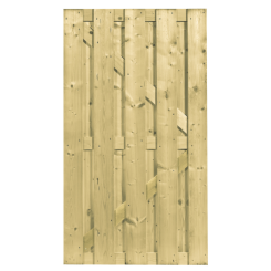 Vuren Deur Recht Vert. - 100x180