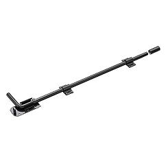 Grondgrendel incl geleider zwart gecoat 60 cm tbv dubbele deur