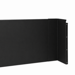 Forsento Hoekstuk inwendig 15x42x15 cm - Grafiet Zwart