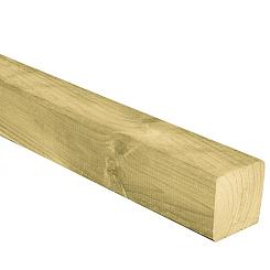 Paal Geschaafd Grenen - 6,8x6,8