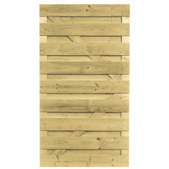 Vuren Deur Recht Hor. - 180x100