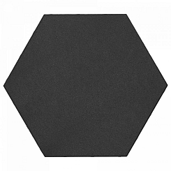 Zeskant 60/52,5x30x4 - Nero
