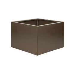 Plantenbak vlak 60 cm hoog - Supra Bruin
