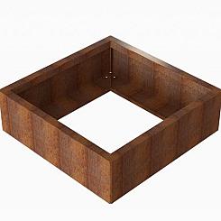 Plantenbak Module+ 180x180x28 cm - Corten