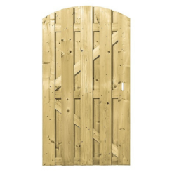 Vuren Deur Toog met slotgat 180x100