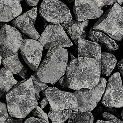 Basalt brokjes Zwart 60-120 mm