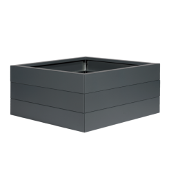 Plantenbak Modulair 42 cm hoog - ANTRACIET