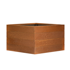 Bloembak Modulair 70 cm hoog - CORTEN