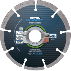 Diamantz beton/universeel D125/22,2 mm