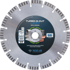 Diamantzaag D230/22,2 mm Laser Turbo-S-Cut Profi Line beton/uni