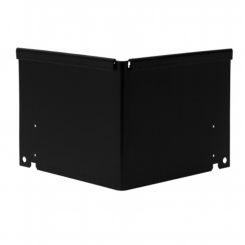 Forsento Inwendige hoek Kantopsluiting Single / Flex 10 cm - Grafiet zwart