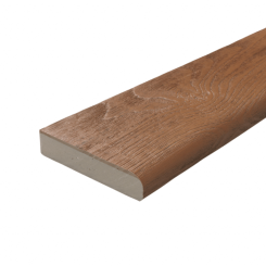 Millboard Bullnose Board - Coppered Oak