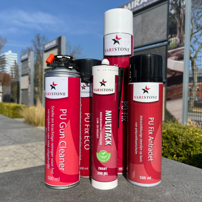 <p>Lijmen en kitten van Varistone kunnen worden gebruikt voor diverse toepassingen bij het aanleggen van de tuin. Het lijmen van muurelementen tot het afkitten van tegels is mogelijk met deze lijmen en kitten.&nbsp;</p>
