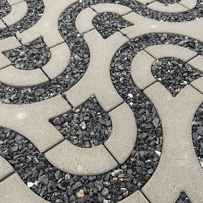 Virage Grastegel 30x30x12 - Grey