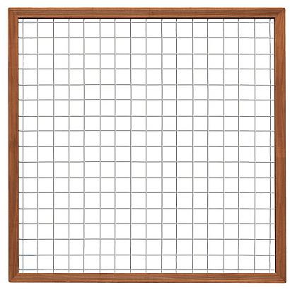 Bangkirai Draadscherm in Kader - 180x180