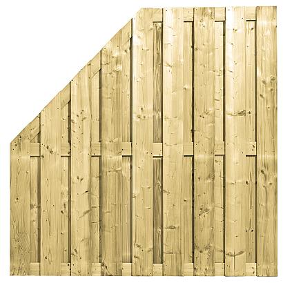 Vuren Scherm Hoek Rechts Vert. - 180x180