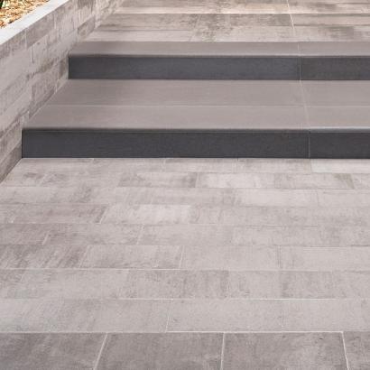 Infinito Comfort Traptrede 120x40x15 - Medium Grey
