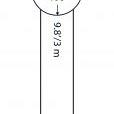 DISC LIGHT HEAD Black (zonder Tube / zonder Base 1)