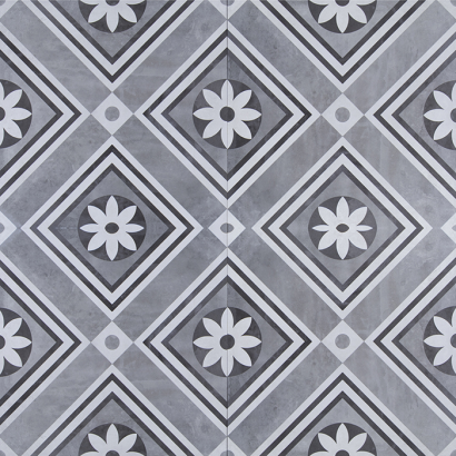 GeoCeramica® Décor 60x60x4 - Concreet Flower Decorate