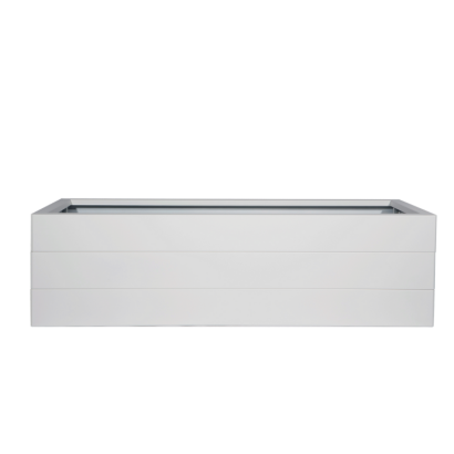 Plantenbak Modulair poedercoat WIT 120x60x42 cm
