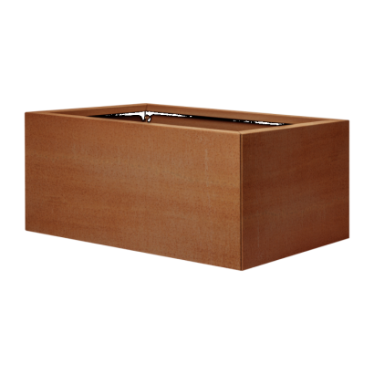Plantenbak vlak 60x150x60 cm - Corten