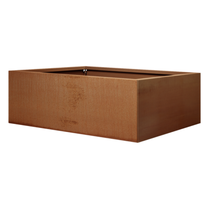 Plantenbak vlak 120x180x40 cm - Corten