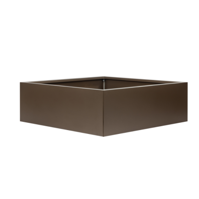Plantenbak vlak 150x150x60 cm - Supra Bruin