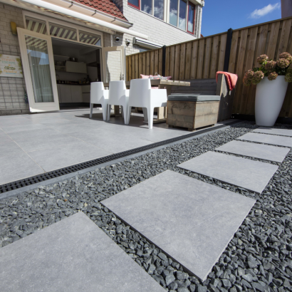 GeoCeramica® 80x40x4 - Impasto Grigio