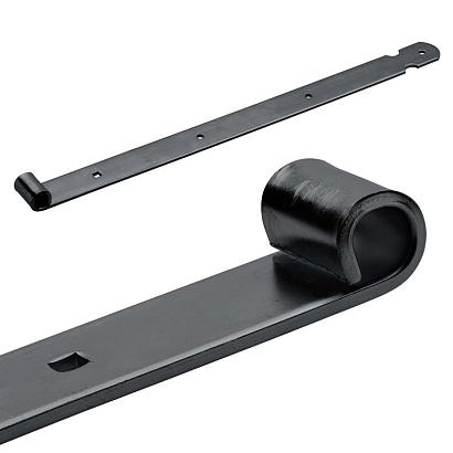 Hengenset Zwart tbv poort 100,125 cm