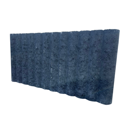 Mini Rondobandpalissade 6x25x50 - Zwart