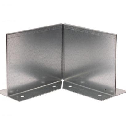 Forsento Inwendige hoek Double (flg) 16,5cm - Verzinkt
