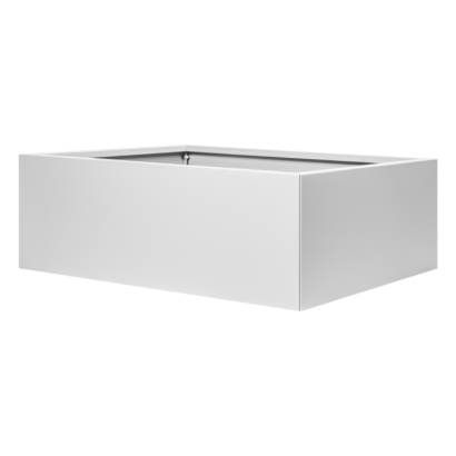 Plantenbak vlak 150x150x60 cm - Wit
