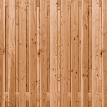 Douglas Scherm Geschaafd Recht Vert. 21 planken - 130x180 (t.b.v. betonschutting)