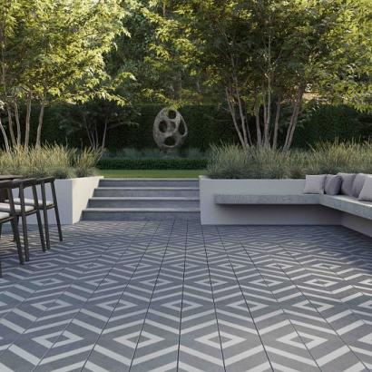Millboard Modello Linear 360x19,6x3,2cm - Brushed Basalt