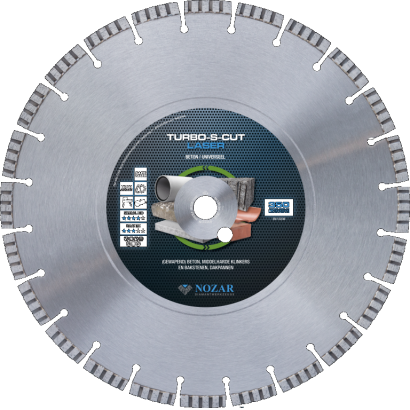 Diamantzaag D350/20 mm Laser Turbo-S-Cut Profi Line beton/uni