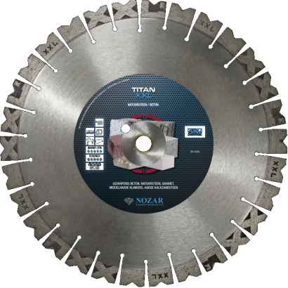 Diamantzaag D350/20 mm Titan XXL X=20
