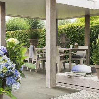 Kera Twice 60x60x4 - Cerabeton Cendre