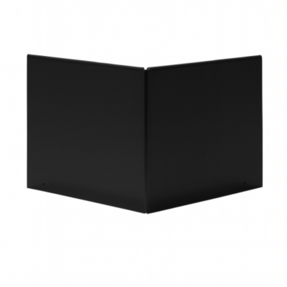 Forsento Uitwendige hoek Kantopsluiting Single / Flex 16,5 cm - Grafiet zwart