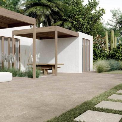 Robusto Ceramica 3.0 60x60x3 - Shellstone Taupe