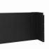 Forsento Hoekstuk inwendig 15x42x15 cm - Grafiet Zwart