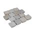 Kandla grey Grès platine - 14x14x5/7cm (11 m² per kist)