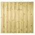 Grenen Scherm Recht Hor./Vert. - 180x180 (t.b.v. betonschutting)