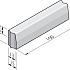 Trottoirband 13/15x25x100 KOMO - Grijs