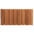 Bangkirai Scherm Recht Vert. - 90x180