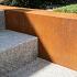 Forsento Overzetstuk muurelement recht 150x30x12,8 cm - Corten