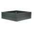 Plantenbak Modulair poedercoat ANTRACIET 60x60x28 cm