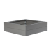 Bloembak Modulair poedercoat TAUPE 120x120x28 cm