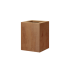 Bloembak vlak 30x30x60 cm - Corten