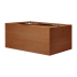 Bloembak vlak 60x90x40 cm - Corten